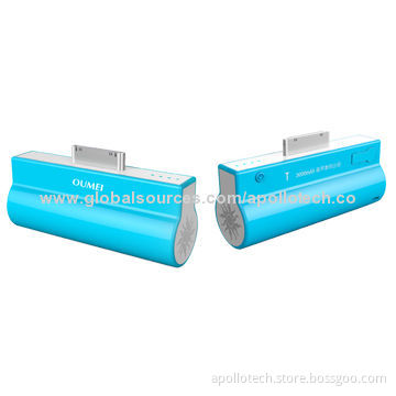 Mini Power Banks for iPhone 4/4S, with Standing Function, 2,000mAh Real Capacity, 5V/1A Output, 60g